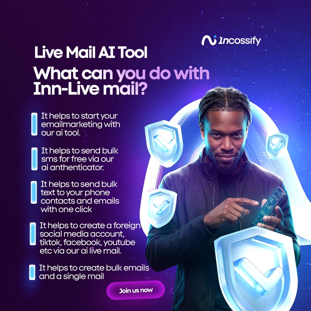 Incossify Live Mail AI Tool
